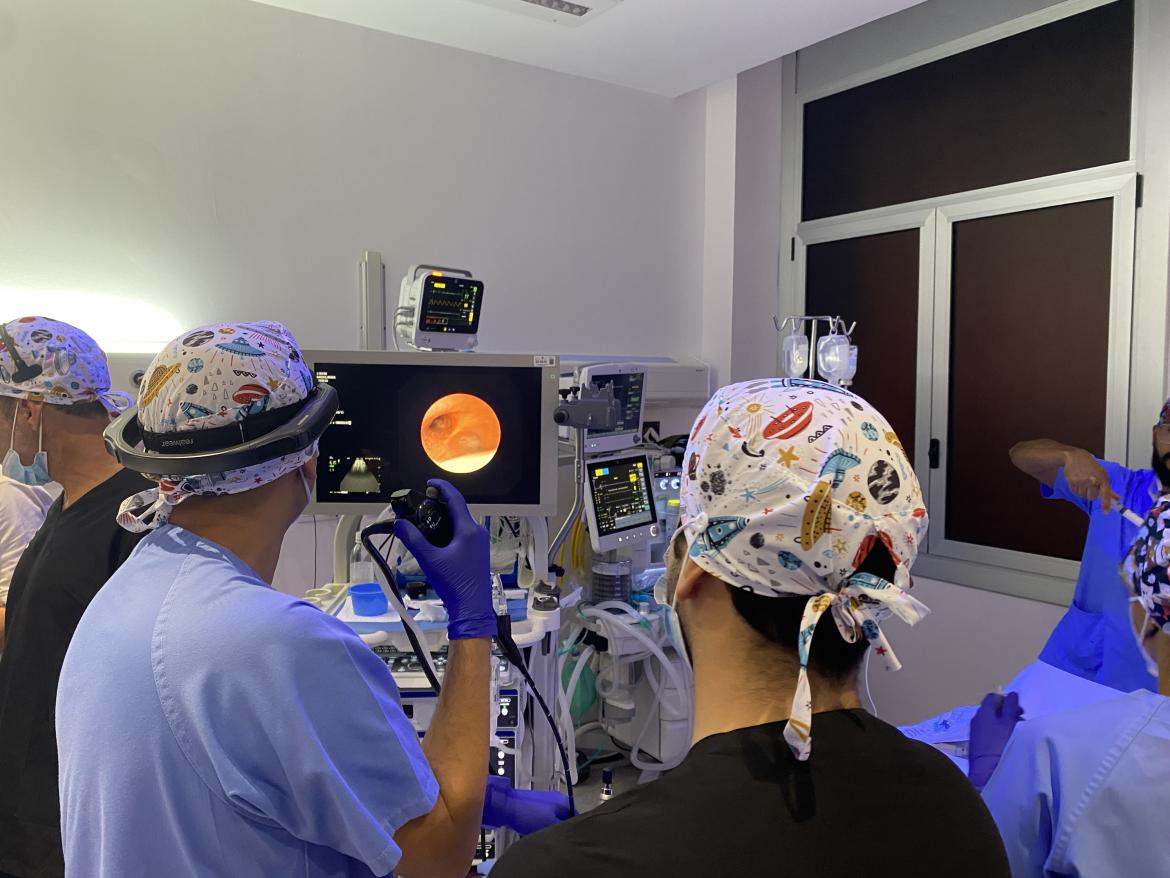 Momento de la intervención 