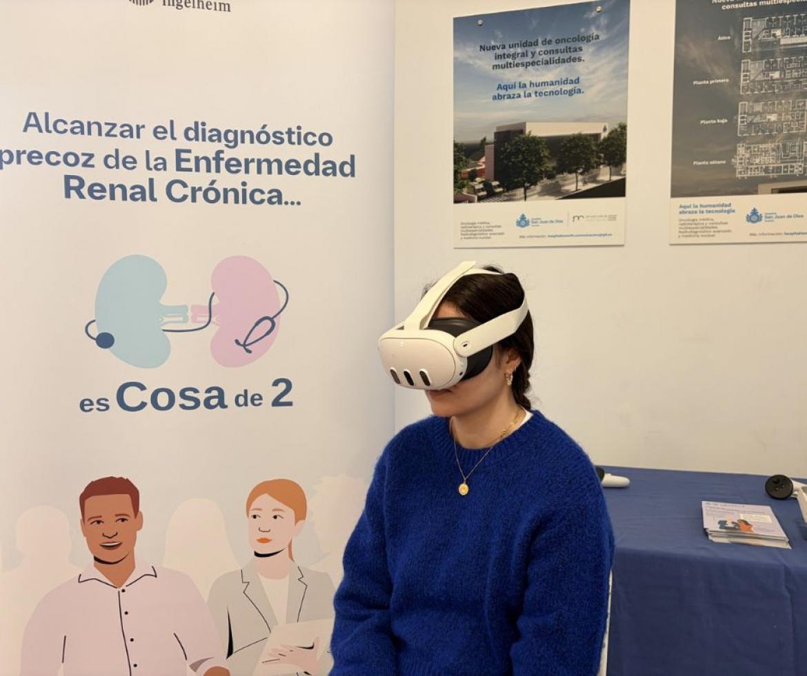 Participante en la campaña de realidad virtual