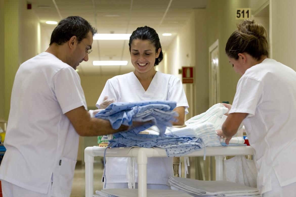 Prácticas de estudiantes de Técnico de Enfermería en Tenerife