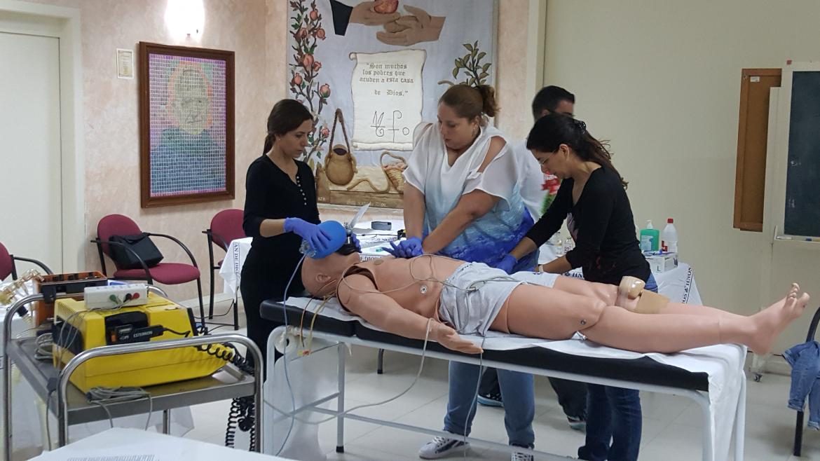 Profesionales del Hospital San Juan de Dios se forman en soporte vital avanzado