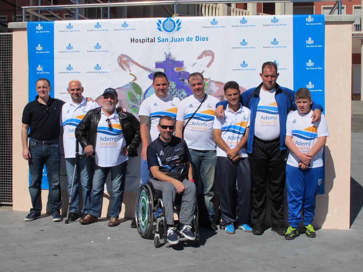 Cerca de mil personas participan en la jornada solidaria del Hospital San Juan de Dios de Tenerife en beneficio de los deportistas con discapacidad