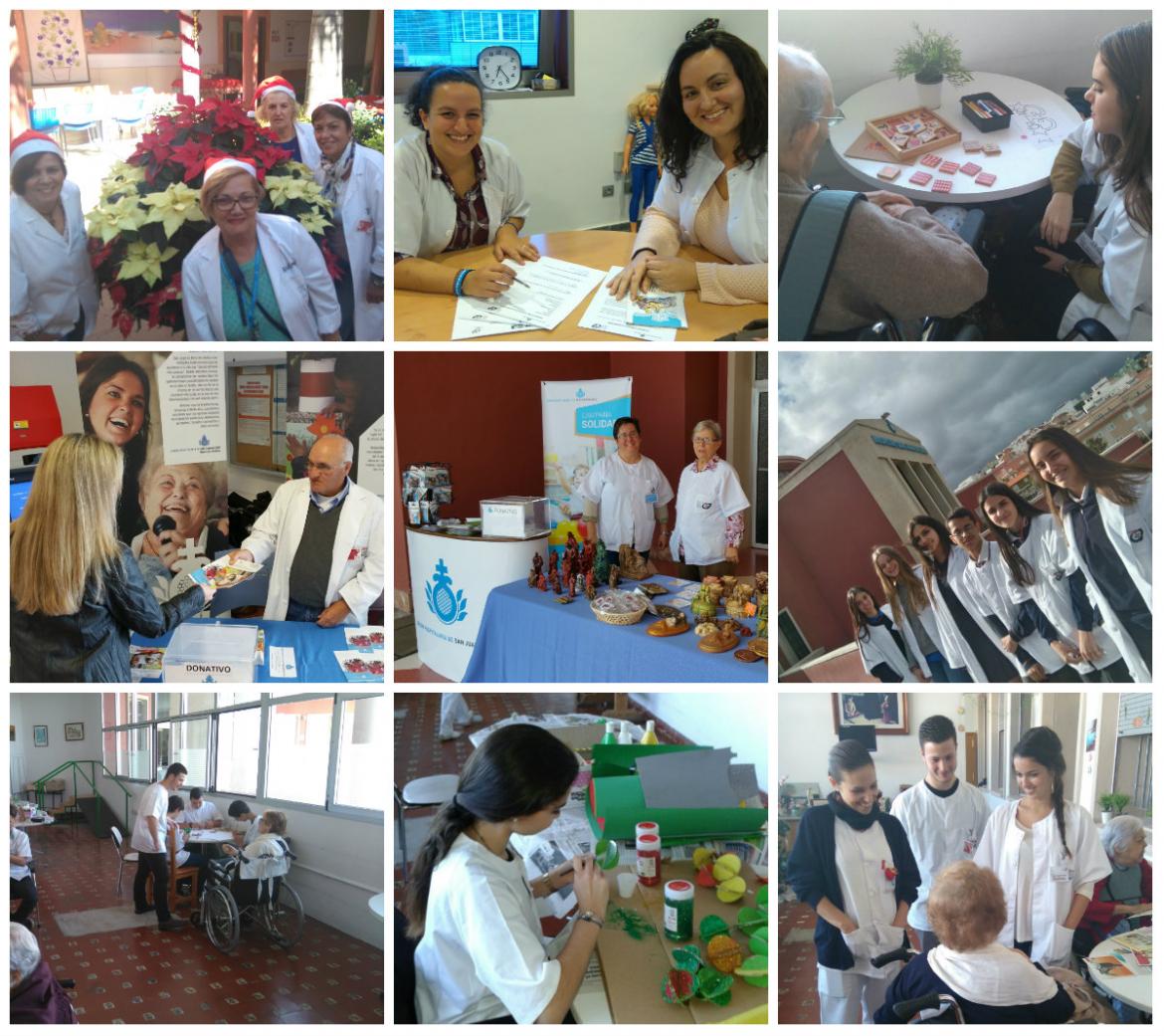 El área de voluntariado del Hospital San Juan de Dios de Tenerife refuerza su actividad